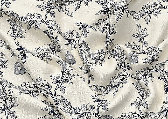 Vine and Bloom, Hudds - Twist&Fit Roman Blind - Image 4